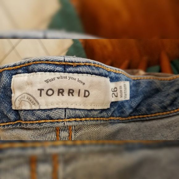 Torrid Denim ripped shorts - Picture 5 of 6